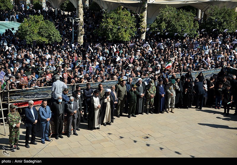 تشییع شهدای حادثه تروریستی حرم مطهر شاهچراغ (ع)