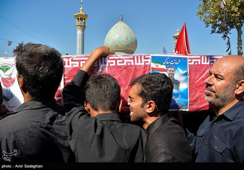 تشییع شهدای حادثه تروریستی حرم مطهر شاهچراغ (ع)