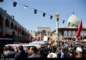 تشییع شهدای حادثه تروریستی حرم مطهر شاهچراغ (ع)