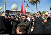 تشییع شهدای حادثه تروریستی حرم مطهر شاهچراغ (ع)