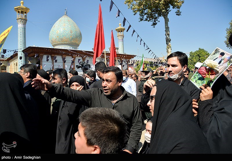 تشییع شهدای حادثه تروریستی حرم مطهر شاهچراغ (ع)