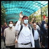 عزاداری دانشجویان تهران در پی حادثه تروریستی حرم شاهچراغ (ع)