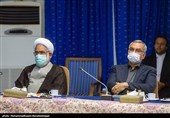 حجت الاسلام و المسلمین منتظری دادستان کل کشور و بهرام عین اللهی وزیر بهداشت