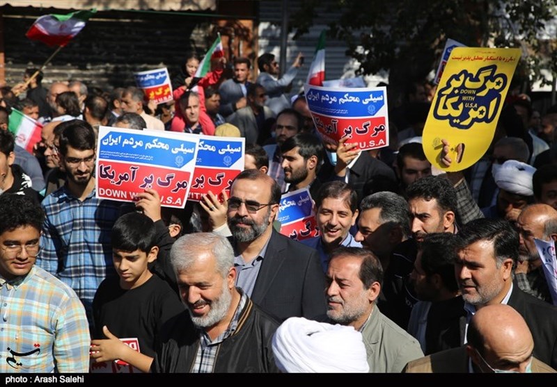آمریکا , راهپیمایی , یوم‌الله 13 آبان , 