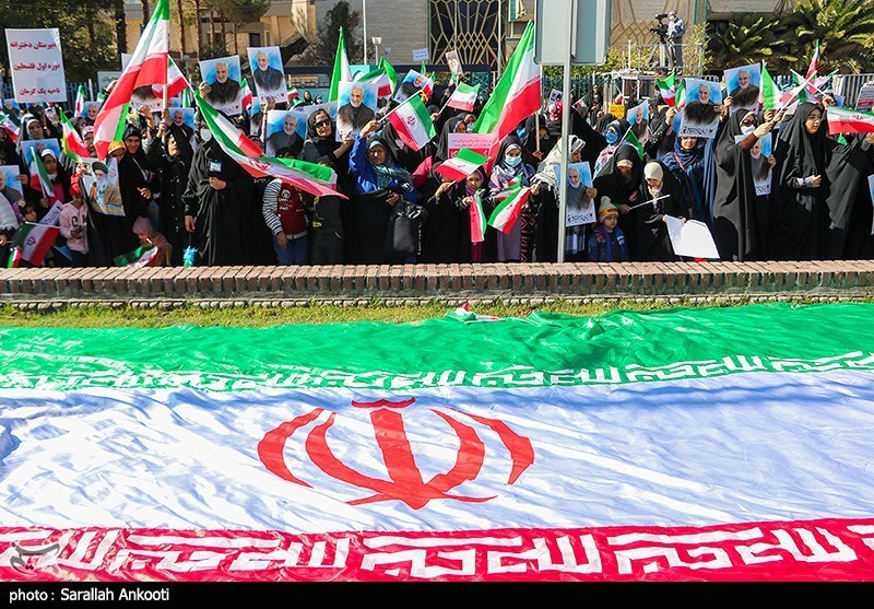 Iranians Express Support for Gaza on National Day against Global Arrogance