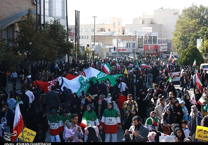Iranians Express Support for Gaza on National Day against Global Arrogance