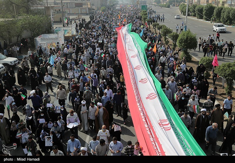 Iranians Express Support for Gaza on National Day against Global Arrogance