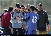 تمرین تیم ملی فوتبال