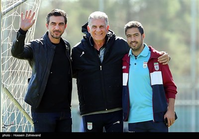 تمرین تیم ملی فوتبال