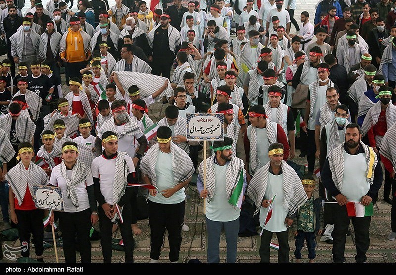 رزمایش بزرگ سراسری جهادگران فاطمی بسیج ورزش کشور-همدان