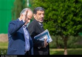 سید عزت‌الله ضرغامی وزیر میراث‌فرهنگی، گردشگری و صنایع‌دستی در حاشیه جلسه هیئت دولت