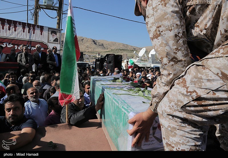 مراسم تشییع شهدای ایذه