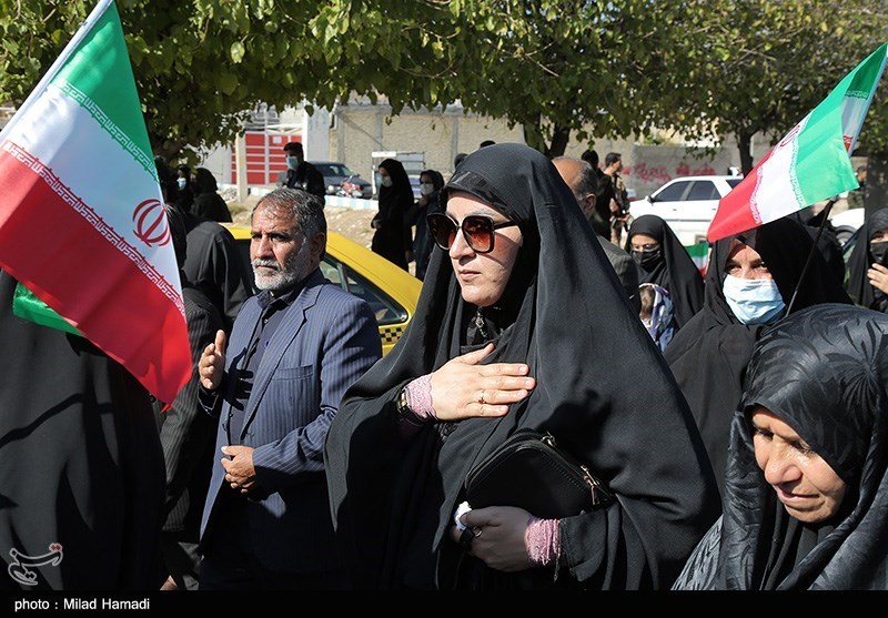 مراسم تشییع شهدای ایذه