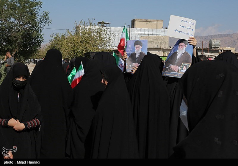 مراسم تشییع شهدای ایذه