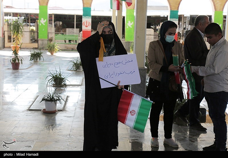 مراسم تشییع شهدای ایذه