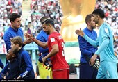 دیدار تیم‌های فوتبال ایران و انگلیس- جام جهانی 2022