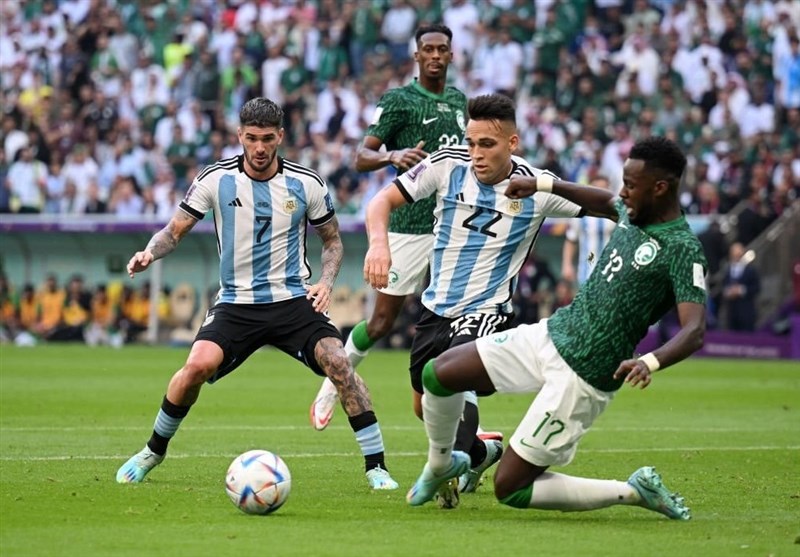 جام جهانی قطر , جام جهانی 2022 قطر , تیم ملی فوتبال  آرژانتین , تیم ملی فوتبال عربستان سعودی , 