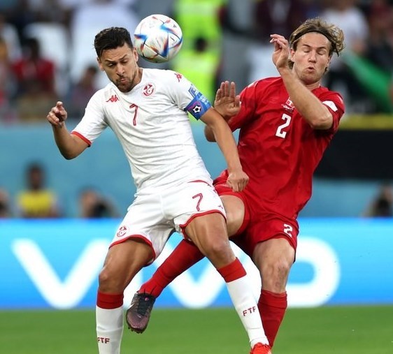 تیم ملی فوتبال تونس , جام جهانی 2022 قطر , جام جهانی قطر , تیم ملی فوتبال دانمارک , 