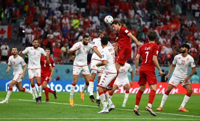 تیم ملی فوتبال تونس , جام جهانی 2022 قطر , جام جهانی قطر , تیم ملی فوتبال دانمارک , 