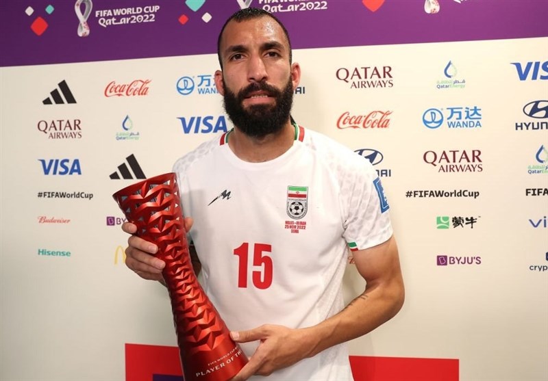 جام جهانی فوتبال , جام جهانی 2022 قطر , جام جهانی 2022 , جام جهانی قطر , تیم ملی فوتبال ایران , تیم ملی فوتبال ولز , روزبه چشمی , رامین رضاییان , بازیکنان برتر جام جهانی 2022 قطر , 
