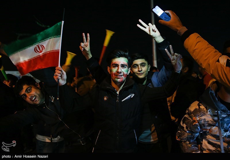 شادی مردم در پی برد ایران مقابل ولز - استانها