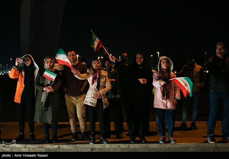 شادی مردم در پی برد ایران مقابل ولز - استانها
