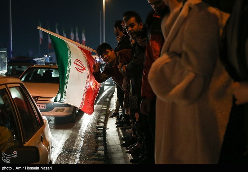 شادی مردم در پی برد ایران مقابل ولز - استانها