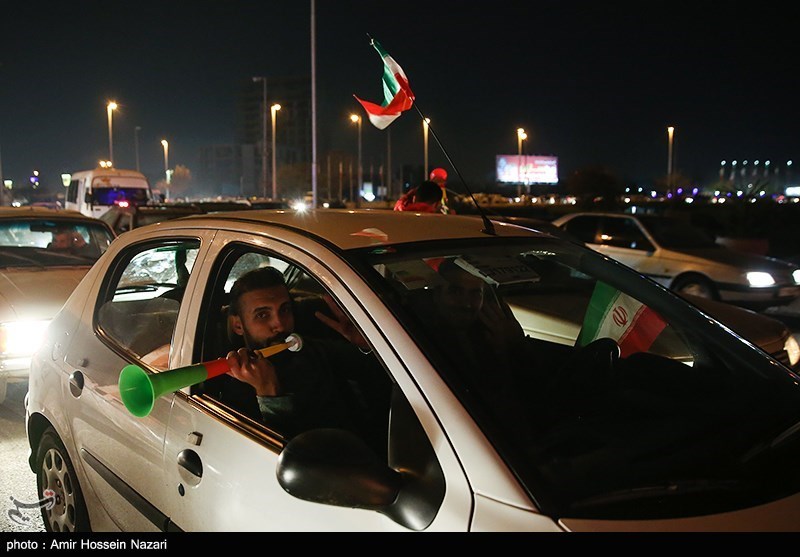 شادی مردم در پی برد ایران مقابل ولز - استانها