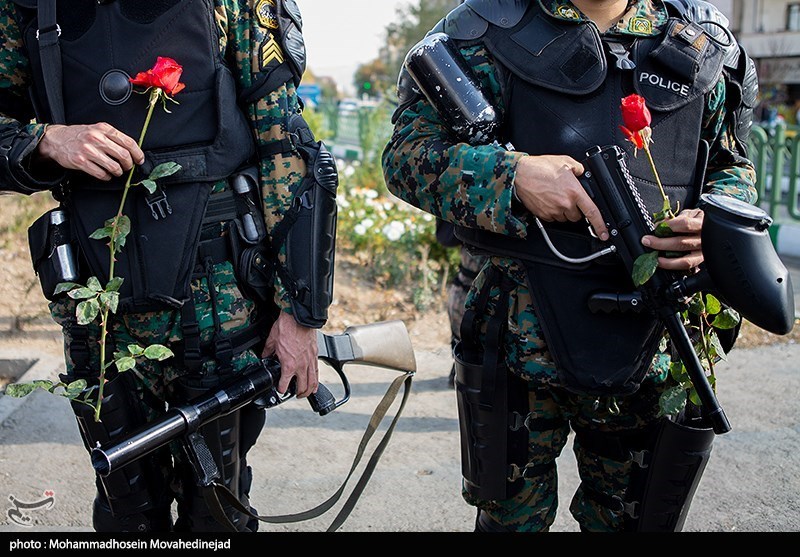 تقدیر خانواده های شهدا از نیروی انتظامی