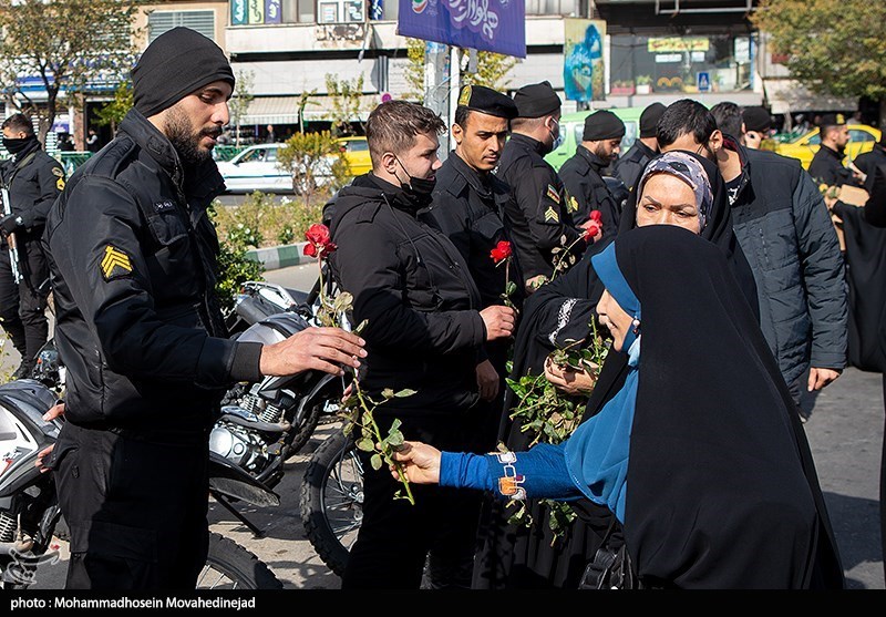 تقدیر خانواده های شهدا از نیروی انتظامی