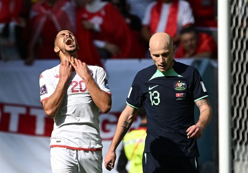 جام جهانی 2022 قطر , جام جهانی قطر , تیم ملی فوتبال  استرالیا , تیم ملی فوتبال تونس , 