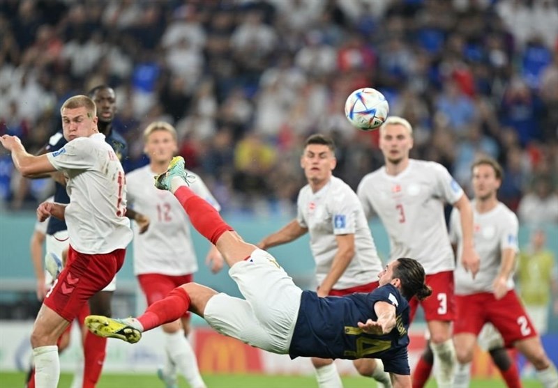 جام جهانی 2022 قطر , جام جهانی قطر , تیم ملی فوتبال فرانسه , تیم ملی فوتبال دانمارک , 