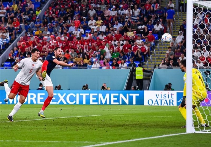 جام جهانی 2022 قطر , جام جهانی قطر , تیم ملی فوتبال فرانسه , تیم ملی فوتبال دانمارک , 