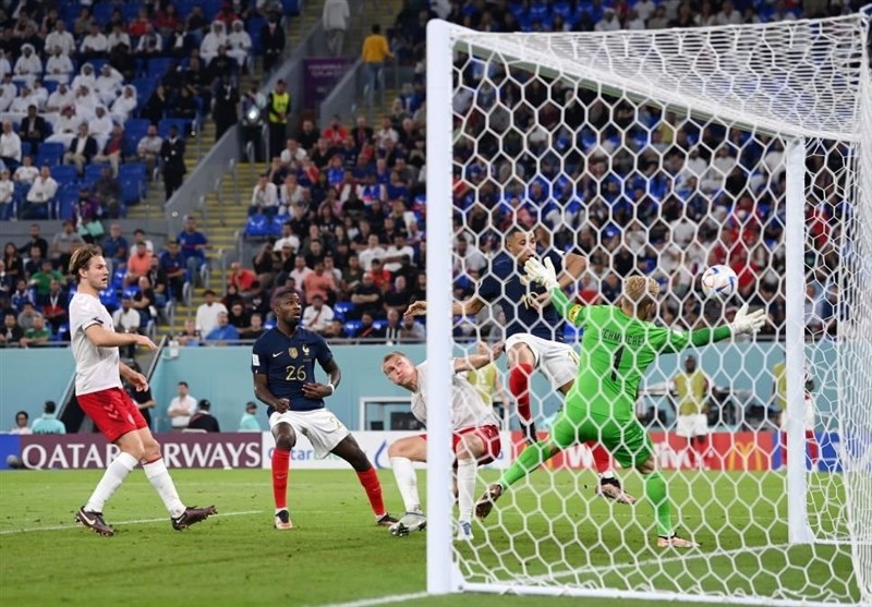 جام جهانی 2022 قطر , جام جهانی قطر , تیم ملی فوتبال فرانسه , تیم ملی فوتبال دانمارک , 
