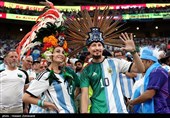 دیدار تیم های فوتبال آرژانتین و مکزیک - جام جهانی 2022 قطر