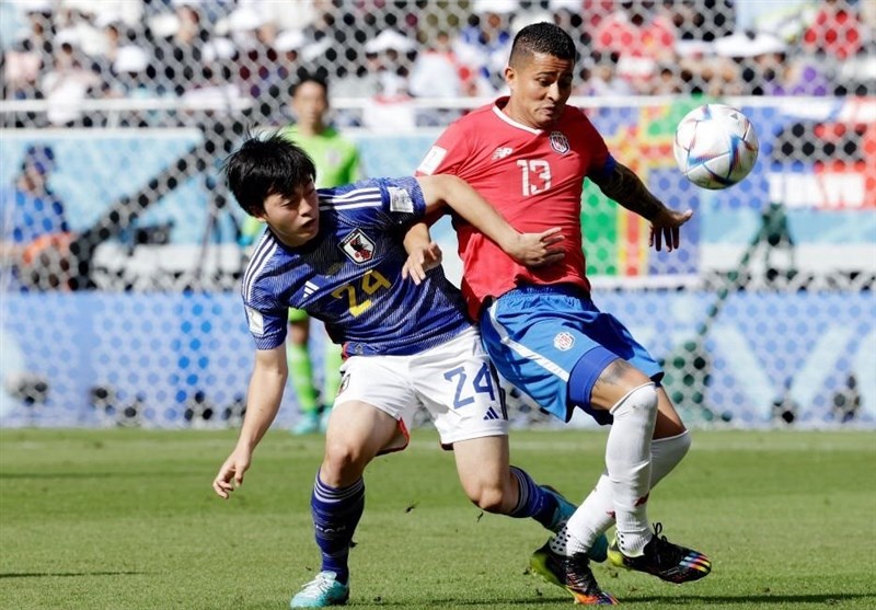 تیم ملی فوتبال  ژاپن , تیم ملی فوتبال کاستاریکا , جام جهانی 2022 قطر , جام جهانی قطر , 