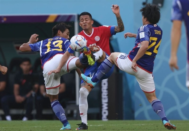 تیم ملی فوتبال  ژاپن , تیم ملی فوتبال کاستاریکا , جام جهانی 2022 قطر , جام جهانی قطر , 