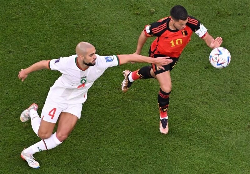 جام جهانی 2022 قطر , جام جهانی قطر , تیم ملی فوتبال  بلژیک , تیم ملی فوتبال مراکش , 