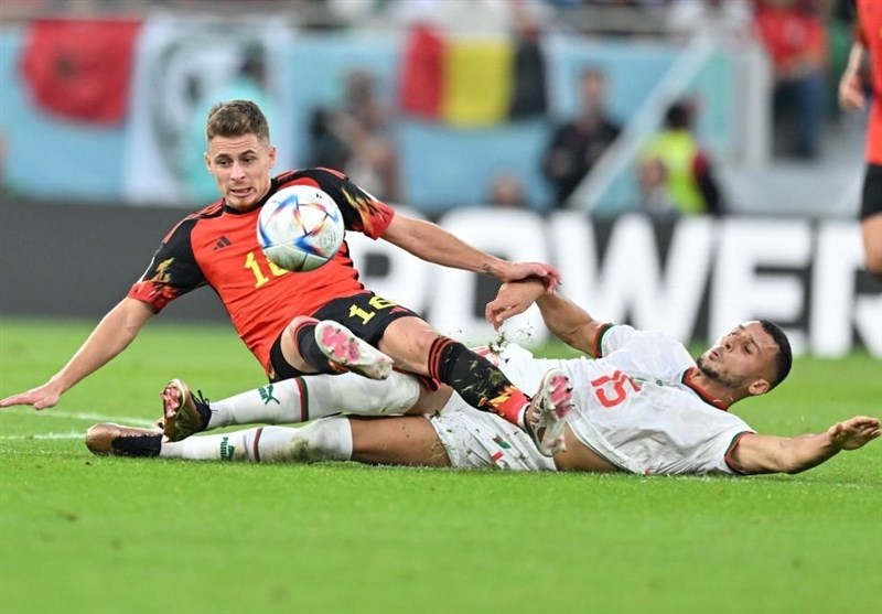 جام جهانی 2022 قطر , جام جهانی قطر , تیم ملی فوتبال  بلژیک , تیم ملی فوتبال مراکش , 