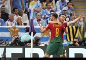 دیدار تیمهای پرتغال و اروگوئه - جام جهانی 2022 قطر