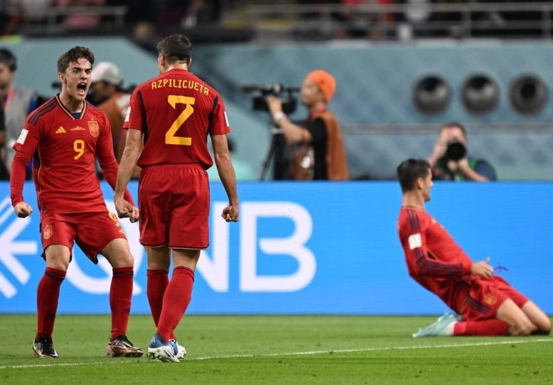 جام جهانی 2022 قطر , جام جهانی قطر , تیم ملی فوتبال  ژاپن , تیم ملی فوتبال اسپانیا , 