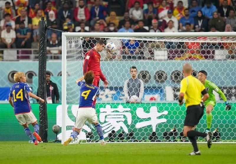 جام جهانی 2022 قطر , جام جهانی قطر , تیم ملی فوتبال  ژاپن , تیم ملی فوتبال اسپانیا , 