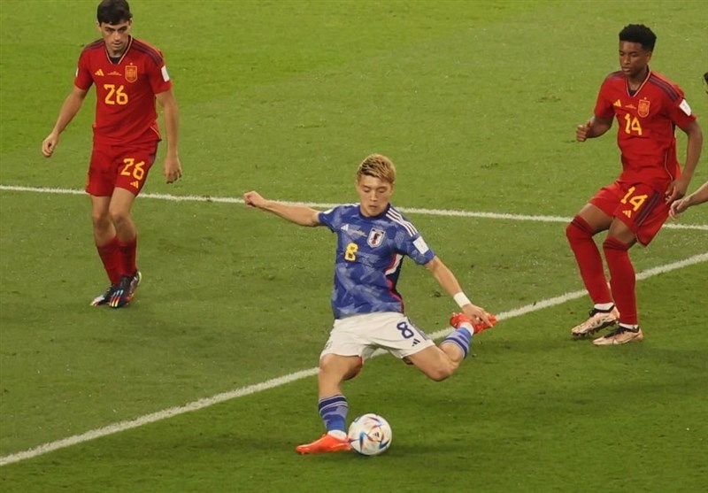 جام جهانی 2022 قطر , جام جهانی قطر , تیم ملی فوتبال  ژاپن , تیم ملی فوتبال اسپانیا , 