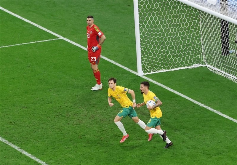 جام جهانی 2022 قطر , جام جهانی قطر , تیم ملی فوتبال  آرژانتین , تیم ملی فوتبال  استرالیا , 