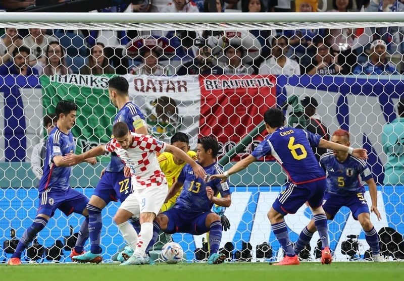 جام جهانی 2022 قطر , جام جهانی قطر , تیم ملی فوتبال  ژاپن , تیم ملی فوتبال کرواسی , 
