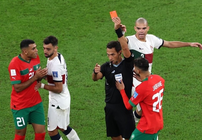 جام جهانی 2022 قطر , جام جهانی قطر , تیم‌ملی فوتبال پرتغال , تیم ملی فوتبال مراکش , 