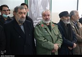 حضور سردار فدوی جانشین فرمانده کل سپاه ومحسن رضایی معاون اقتصادی رئیس جمهور در تشییع پیکر مرحوم رستم قاسمی