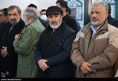 حضور سردار محمد رضا فلاح زاده جانشین فرماندهی نیروی قدس سپاه در تشییع پیکر مرحوم رستم قاسمی