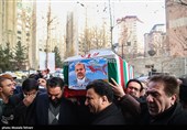 تشییع پیکر مرحوم رستم قاسمی