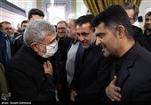 حضور سردار اسماعیل قاآنی فرمانده نیروی قدس سپاه پاسداران در مراسم ترحیم رستم قاسمی